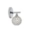 Jonathan Y Maeve 4.75" 1-Light Iron/Glass Contemporary Glam LED Vanity Light, Chrome JYL7534A - alternate 10