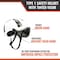 Malta Dynamics Safety Helmet w/Tinted Visor, Polyethylene, Ratchet, White, Fits Hat Size One Size Fits Most HTW1102 - alternate 8
