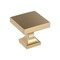 Amerock Pedestal 1-1/16 inch (27mm) Length Champagne Bronze Cabinet Knob, 25PK 25VMP37024CZ - alternate 1