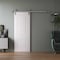 Sartodoors Barn Door 32 x 80 inches, BASIC 9772 White, 6.6FT Silver Rail Track Heavy Hardware Set, Solid Pan BASIC9772BD-S-SKIN-32 - alternate 6