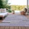Homeroots 5' X 8' Lavender Gray And Ivory Floral Washable Indoor Outdoor Area Rug 617507 - alternate 9