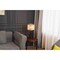 Vidalite Gal Tripod Table Lamp with Rattan Shade, Stitched Velvet Detailing, Bohemian Style CE1008604 - alternate 7