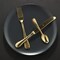 Mepra Epoque Gold Flatware  Set - 5 Pcs. 106822005O - alternate 3