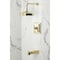 Kingston Brass Single-Handle Pressure Balanced Tub and Shower Faucet, Polished Brass KB6142PL - alternate 5