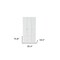 Homeroots 71" White Three Door Two Drawer Combo Dresser 534932 - alternate 9