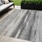 Homeroots 5' X 8' Khaki Ivory And Gray Botanical Leaves Washable Indoor Outdoor Area Rug 581943 - alternate 1