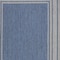 Homeroots 6' X 9' Denim Blue And Ivory Geometric Indoor Outdoor Area Rug 572871 - alternate 9