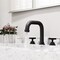 Vigo Hart Two Handle Three-Hole Widespread Bathroom Faucet in Matte Black VG01305MB - alternate 7