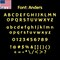 Aacc Self-Adhesive Vinyl Letter: L, Scale: 4.5 in. Color: Yellow Font: Anders by, 4PK AACC-Anders-UL-Yellow-I4.5x4 - alternate 2
