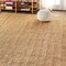 Jonathan Y Espina Hand Woven Herringbone Chunky Jute Natural 4 ft. x 6 ft. Area Rug NFR101A-4 - alternate 1