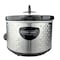 Brentwood Industries 3.5 Quart Diamond Pattern Slow Cooker in Stainless Steel SC-136S - alternate 6