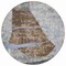 Homeroots 8' Chocolate Gray And Charcoal Round Abstract Washable Indoor Outdoor Area Rug 587580 - alternate 8