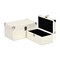 Homeroots Set of Two White Solid Wood And Metal Box With Lid, 2PK 489353 - alternate 9