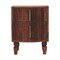 Homeroots 22" Brown Solid Wood Two Drawer Nightstand 701723 - alternate 1