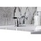Kingston Brass Double-Handle 4" Centerset Bathroom Faucet with Pop-Up Drain, Polished Chrome KB8611CKL - alternate 6