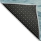Homeroots 9' X 12' Turquoise Striped Washable Indoor Outdoor Area Rug 608134 - alternate 9