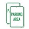 Signmission Parking Area, 12'' X 18'' 2 Signs, Heavy Gauge Aluminum, 2PK A-1218-2PACK-23462 - alternate 1