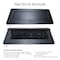 Skutchi Designs Boat Conference Table With Power Unit, 48 in W, 84 in L, Grey HAR-BOT-48x84-DOU.BK-U779-EBLK - alternate 11