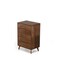 Homeroots 30" Walnut Solid Wood Five Drawer Chest 473064 - alternate 7