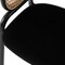 Leisuremod Ervilla Dining Chair with Stainless Steel Legs Velvet Seat and Wicker Back, Black, 2PK EC20BL2 - alternate 10