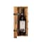 Vintiquewise Vintage Wooden Wine Single Bottle Holder Gift Box with Decorative Brass Accents QI004867 - alternate 7