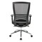 Office Star Products Ventilated Seating Black Frame Chair, Black EM60930C-EC3 - alternate 6