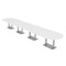 Skutchi Designs Racetrack Conference Table With Power Unit, 48 in W, 264 in L, White HAR-RAC-48X264-DOU-W960-NA - alternate 1