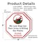 Signmission We Love Dogs but Their Urine Is Kil, 6 inch X 6 inch, Plastic Sign, 2PK OC-P-2PACK-6-343 - alternate 7