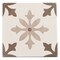 Andova Tiles Istanelle Haj Grey 8-in. Encaustic Matte Porcelain Wall & Floor Tile (8.17 Square Feet Per Box) ANDIST1122 - alternate 1