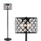 Jonathan Y Elizabeth 60" Crystal/Metal LED Floor Lamp, Bronze/Clear JYL9000B - alternate 11