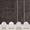 Lavish Home 6PC Bathroom Towels Set 100% Cotton Bathroom Accessories Soft Towel Set for Shower, Gym, Dorm, Spa 67-0024-CH - alternate 10