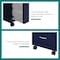 Space Solutions 14.25 in W 2 Drawer Mobile Vertical File Cabinet, Navy 24407 - alternate 16