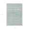 Homeroots 5' X 8' Teal Blue Striped Washable Indoor Outdoor Area Rug 607981 - alternate 9