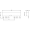 Siemens 3-phase busbars Modular spacing 63 mm for 2 switches and accessories Fork 3RV1915-3AB - alternate 3