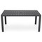 Leisuremod Chelsea Aluminum Outdoor 63in Dining Table, Black CT63BL - alternate 10