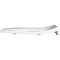 Bemis Toilet Seat, Wht, 14.25 in W, 2.625 in H 3155SSCT 000 - alternate 2