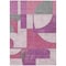 Homeroots 10' X 14' Blush And Mauve Geometric Washable Indoor Outdoor Area Rug 617901 - alternate 9