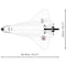 Cobi Space Shuttle Atlantis Block Set Black/White 685 pc COBI-1930 - alternate 9