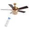 Jonathan Y Erin 52" 3-Light Rustic Farmhouse Iron/Wood Bead Mobile-App/Remote-Controlled LED Ceiling Fan, Antiqu JYL9618A - alternate 17