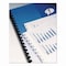 Gbc CombBind Pre-Punched Paper, 19-Hole, 92 Bright, 20 lb Bond Weight, 8.5 x 11, Unruled, 500PK 2020046 - alternate 5
