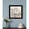 Homeroots Transitional Blooms I 1 Black Framed Print Wall Art 415898 - alternate 5