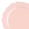 Smarty Had A Party 7.5" Pearl Pink Round Lotus Plastic Appetizer/Salad Plates, 120PK 8857-PNK-CASE - alternate 7