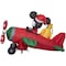 Gemmy Airblown Animated Christmas Inflatable Mickey Mouse and Pluto in Airplane 54 in. Inflatable 36893 - alternate 4
