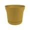 Bloem Planter, 10 in Dia, 9.8 in W, Saturn Design, Earthy Yellow, Matte SP1023 - alternate 8