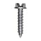 Auveco 12 x 1in Slotted Hex Washer Head Tapping Screw Zinc, 100PK 3392 - alternate 1