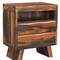 Homeroots 30" Dark Brown Solid Wood Two Drawer Nightstand 551635 - alternate 10