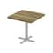 Correll Square Cafe Table, 24 in W, 24 in L, 29 in H, Particleboard Top, Colonial Hickory SXT24S-53-98-53 - alternate 1