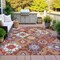Homeroots 8' X 10' Rust Lavender And Ivory Southwestern Washable Indoor Outdoor Area Rug 632278 - alternate 7