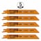 Cmt RECIPROCATING SAW BLADES for METAL (BIM) 6inx 14TPI (5-PCS.) JS922BF-5 - alternate 3