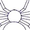 Celebrations Purple 140 ct 16 in. LED Prelit Illuminated Spider Halloween Decor 24MSPLA - alternate 4